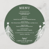 シンプル エレガント エバーグリーン メニュー (正面)