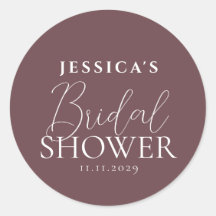 シンプル エレガント カリグラフィー ブライダルシャワー