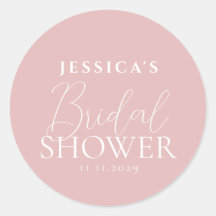 シンプル エレガント カリグラフィー ブライダルシャワー