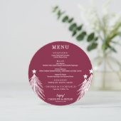 シンプル エレガント クランベリー メニュー (スタンド正面)