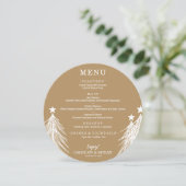 シンプル エレガント ゴールド メニュー (スタンド正面)