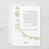 シンプル エレガント ハッピー クワンザァ シーズンカード (裏面)