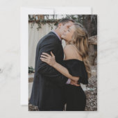 シンプル エレガント フォト ウェディング 招待状 (正面)