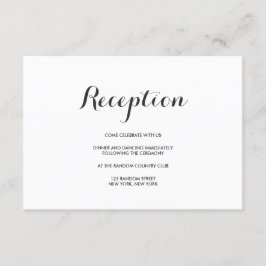 シンプル エレガント | モダン ウェディング テーブル ナンバー カード