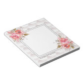 シンプル,エレガント,モダン,トレンディー,フローラ ノートパッド (アングル)