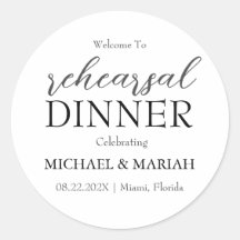 シンプル エレガント 前夜 彩排 ディナー