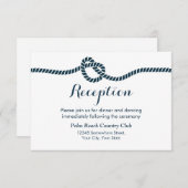 シンプル＆エレガント 結婚式の披露宴 エンクロージャーカード (正面/裏面)