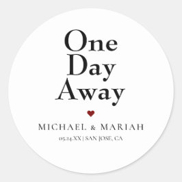 シンプル エレガント 1日を切ったリハーサルディナー ラウンドシール