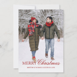 シンプル エレガント 1 枚の写真 白いグラデーション クリスマス