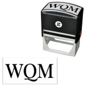 シンプル エレガント 3イニシャル モノグラム #92 セルフインキングスタンプ (インサイチュ)