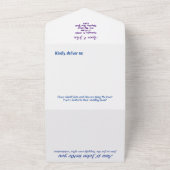 シンプル オールインワン オールインワン招待状 (外側)