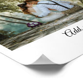 シンプル カラフル ミニマル 愛に満ちた 思い出 哀悼 ポスター (角)