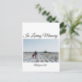 シンプル カラフル ミニマル 愛に満ちた 思い出 哀悼 ポストカード (スタンド正面)