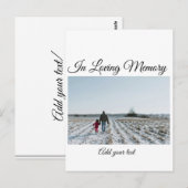 シンプル カラフル ミニマル 愛に満ちた 思い出 哀悼 ポストカード (正面/裏面)