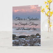 「シンプル」カー感動的ド カード (黄色い花)