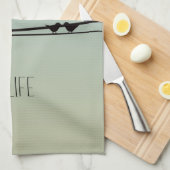 シンプル キッチンタオル (四つ折り)