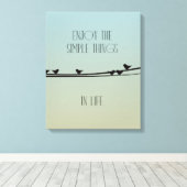 シンプル キャンバスプリント (インサイチュ (ウッドフロア))