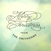 シンプル&キュートエレガントメリークリスマスパーソナライズされた ウィンドウサイン (シート3)