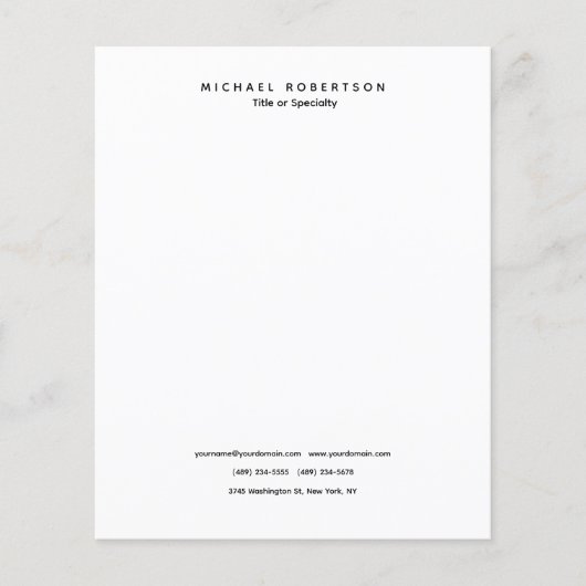 シンプル クリーン エレガント モダン ミニマル ブラック ホワイト (正面)