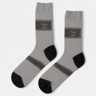 シンプル グレー 大人 上品 ソックス
