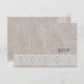 シンプル ケルト 結婚式 出席カード 招待状 (正面/裏面)