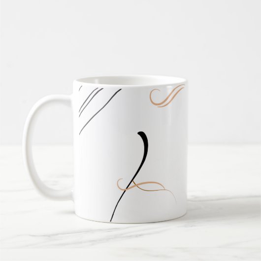 シンプル コーヒーマグカップ (左)
