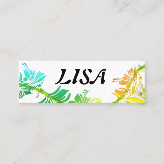 シンプル コーリングカード (正面)