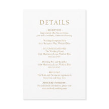 シンプル ゴールド ボールド モダン ウェディング