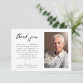 シンプル サンキューカード (スタンド正面)