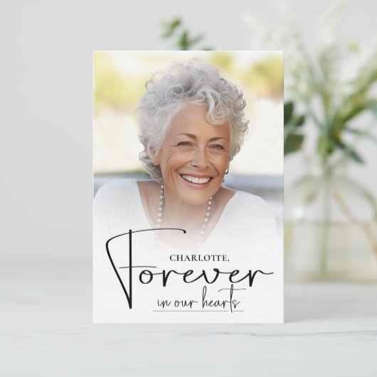 シンプル サンキューカード (スタンド正面)