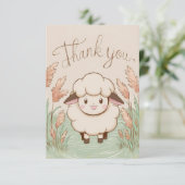 シンプル サンキューカード (スタンド正面)