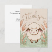 シンプル サンキューカード (正面/裏面)