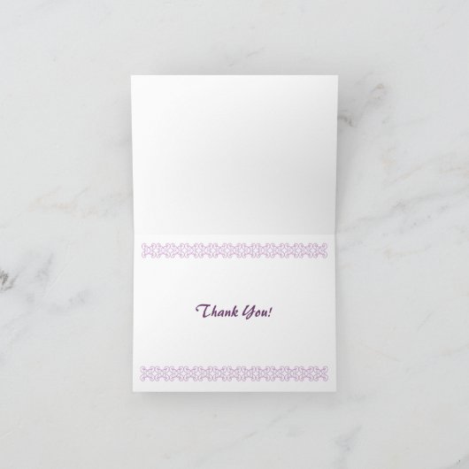 シンプル サンキューカード (内部)