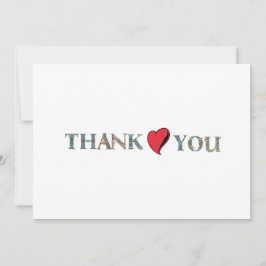 シンプル サンキューカード