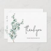 シンプル サンキューカード (正面/裏面)