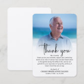 シンプル サンキューカード (正面/裏面)