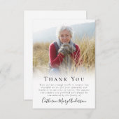 シンプル サンキューカード (正面/裏面)