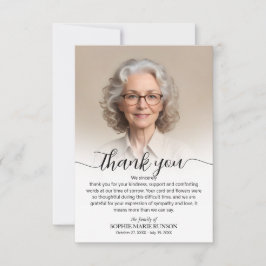 シンプル サンキューカード