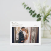 シンプル サンクス ポストカード (スタンド正面)