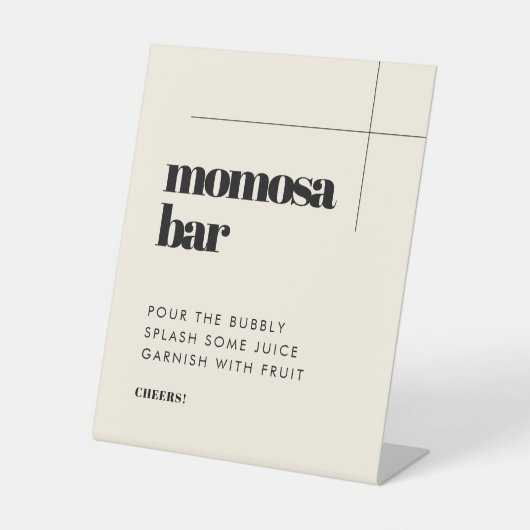 シンプル&シエレガントック桃佐バー 台座サイン (正面)