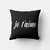シンプル·ジェ·タイメ·アイ·ラブ·ユー·バレンタイン·装飾用クッション クッション (裏面)