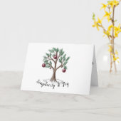 シンプル&ジョイ カード (黄色い花)