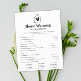 シンプル スイート ハート ハウスウォーミング パーティー ゲーム