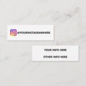 シンプル スキニー名刺 (正面/裏面)