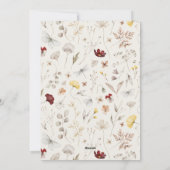 シンプル スクリプト ボホ アーチ クリスマス (裏面)