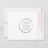 シンプル ストア 小規模ビジネス 説明書 ケア サンキューカード (裏面)