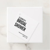 シンプル タイポグラフィー ブライダル サンクス フェイバータグ (インサイチュ)