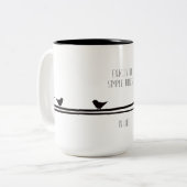 シンプル ツートーンマグカップ (正面左)