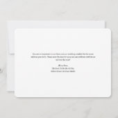 シンプル ツー フォト セーブ ザ デート カード (裏面)