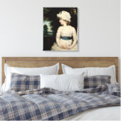 シンプル – テオフィリア・ガトキ恋しく思ンのポートレート キャンバスプリント (インサイチュ (寝室))